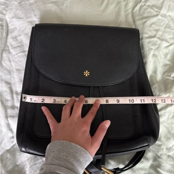 Tory Burch Black Minimalist Backpack - Picture 9 of 10